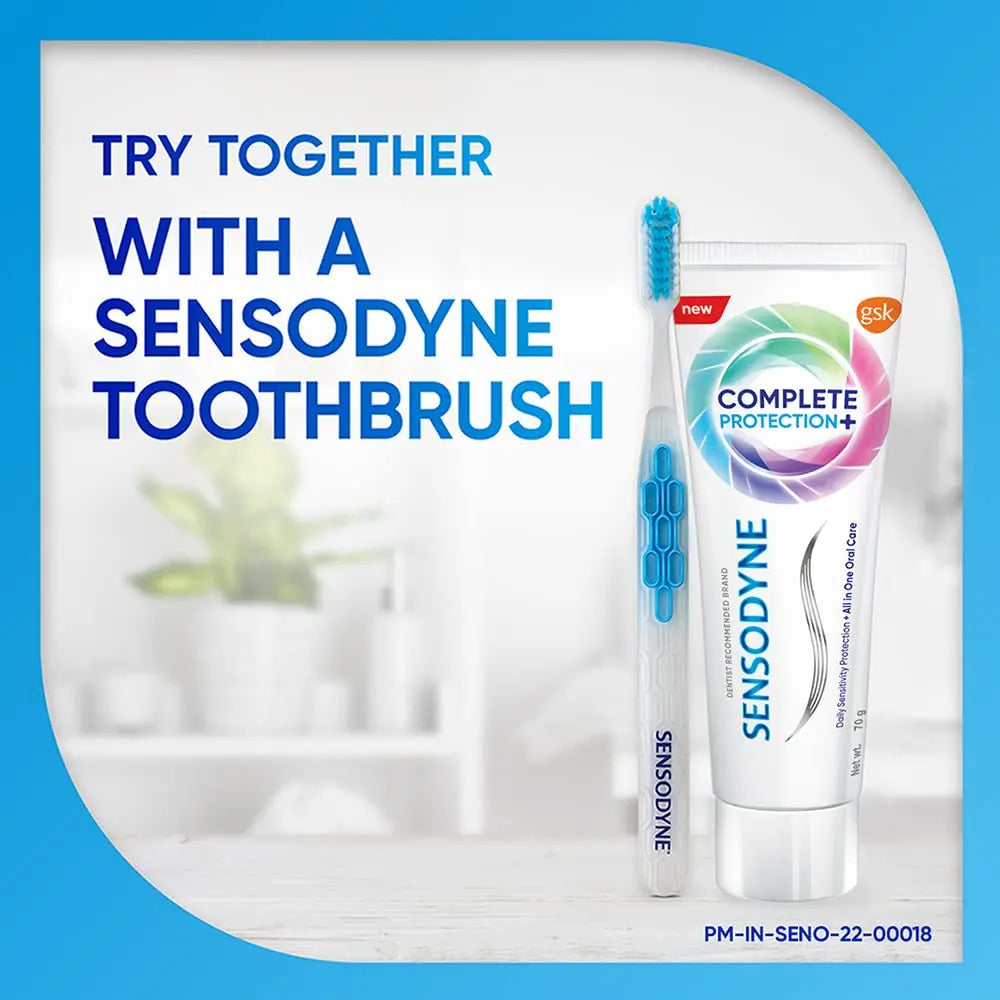 Sensodyne Complete Protection Toothpaste – 70g (Pack of 5) | Daily Oral Care for Sensitive Teeth & Gum Health Sellzoa