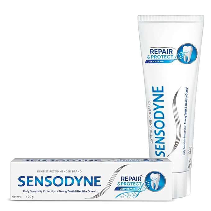 Sensodyne Repair and Protect Toothpaste for Deep Repair of Sensitive Teeth 100gm 5 Pieces Set