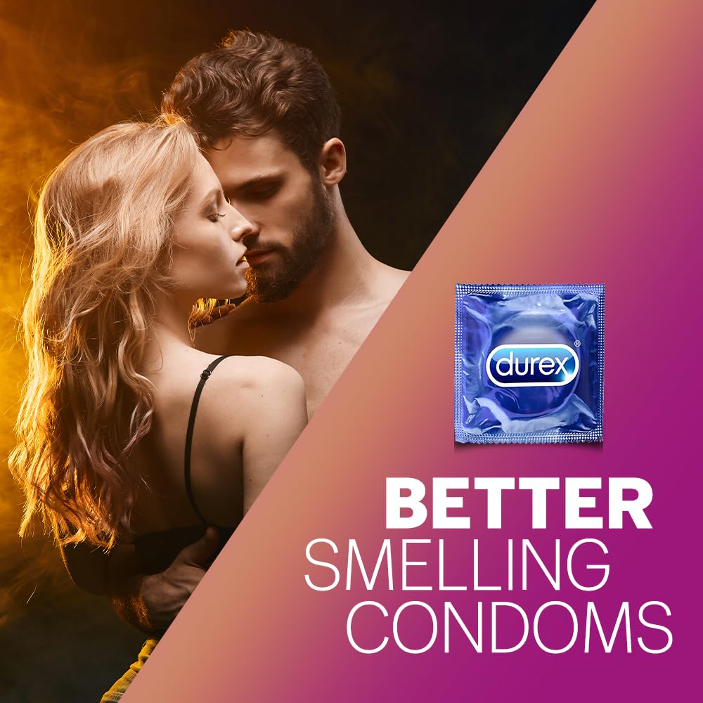 Durex Extra Ribbed Condoms for Men - 10 Count