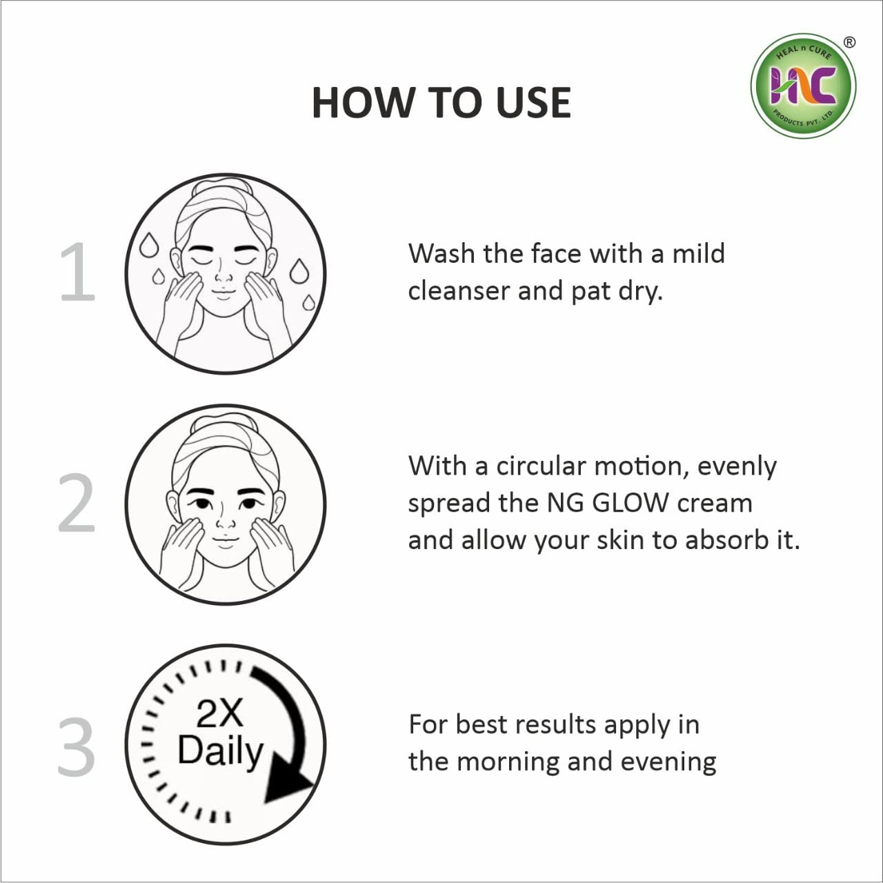 NG Glow Cream for Dark/Age Spot, 20gm Pack of 2