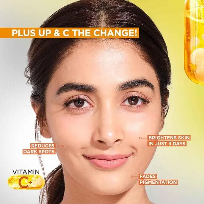 Garnier Bright Complete 30X Vitamin C Booster Serum 15 ml | Lightweight Gel for Brightening & Spot Reduction Sellzoa
