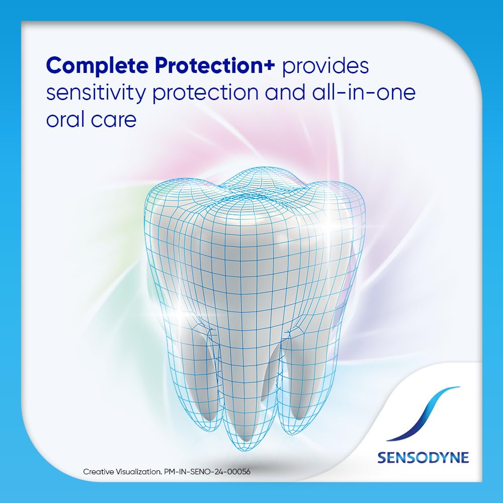 Sensodyne Complete Protection Toothpaste for Sensitive Teeth, Daily Oral Care 70gm Pack of 5