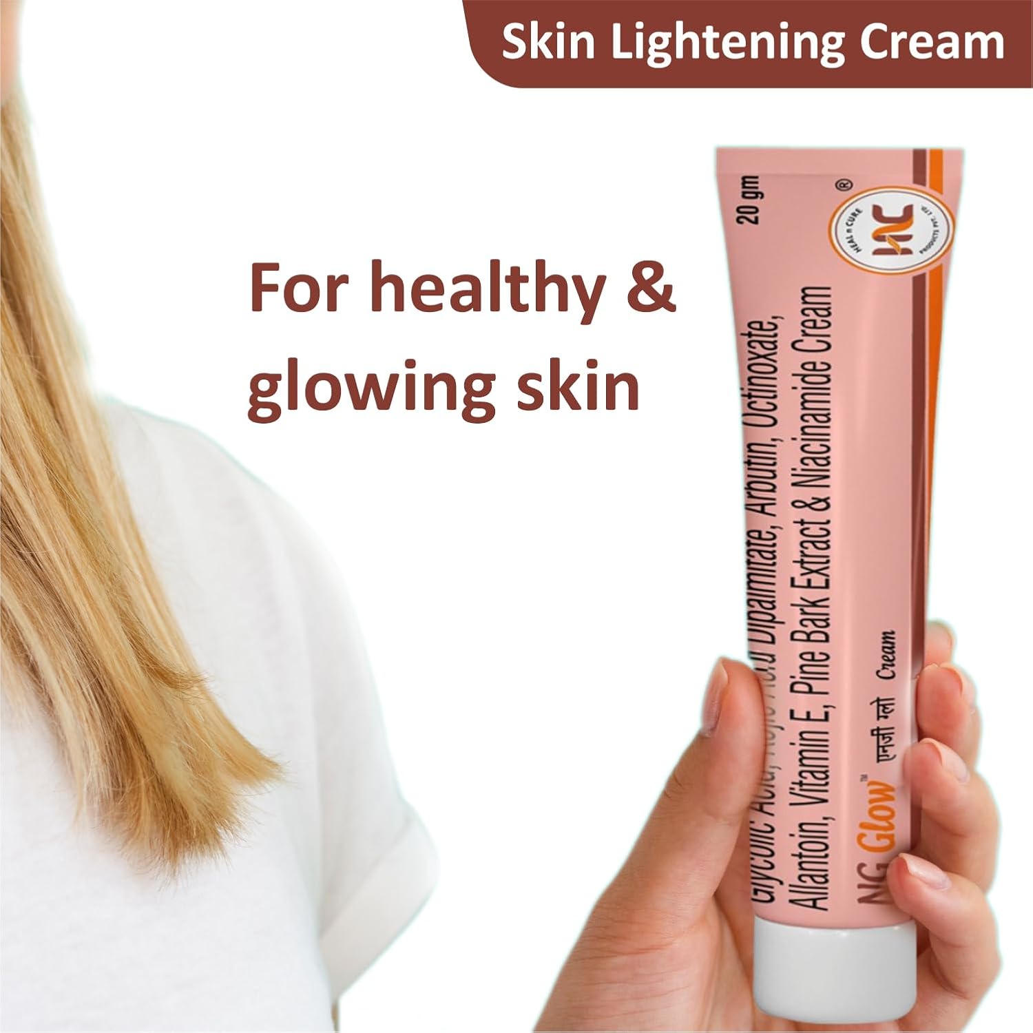 NG Glow Cream for Dark/Age Spot, 20gm Pack of 2