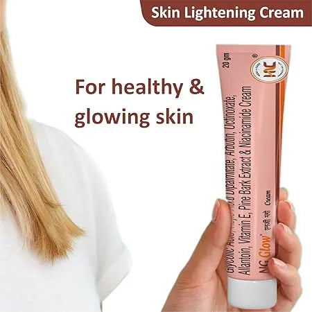 NG Glow Cream for Dark & Age Spots – 20gm (Pack of 2) | Skin Brightening & Spot Reduction | Glowing & Even-Toned Skin Sellzoa