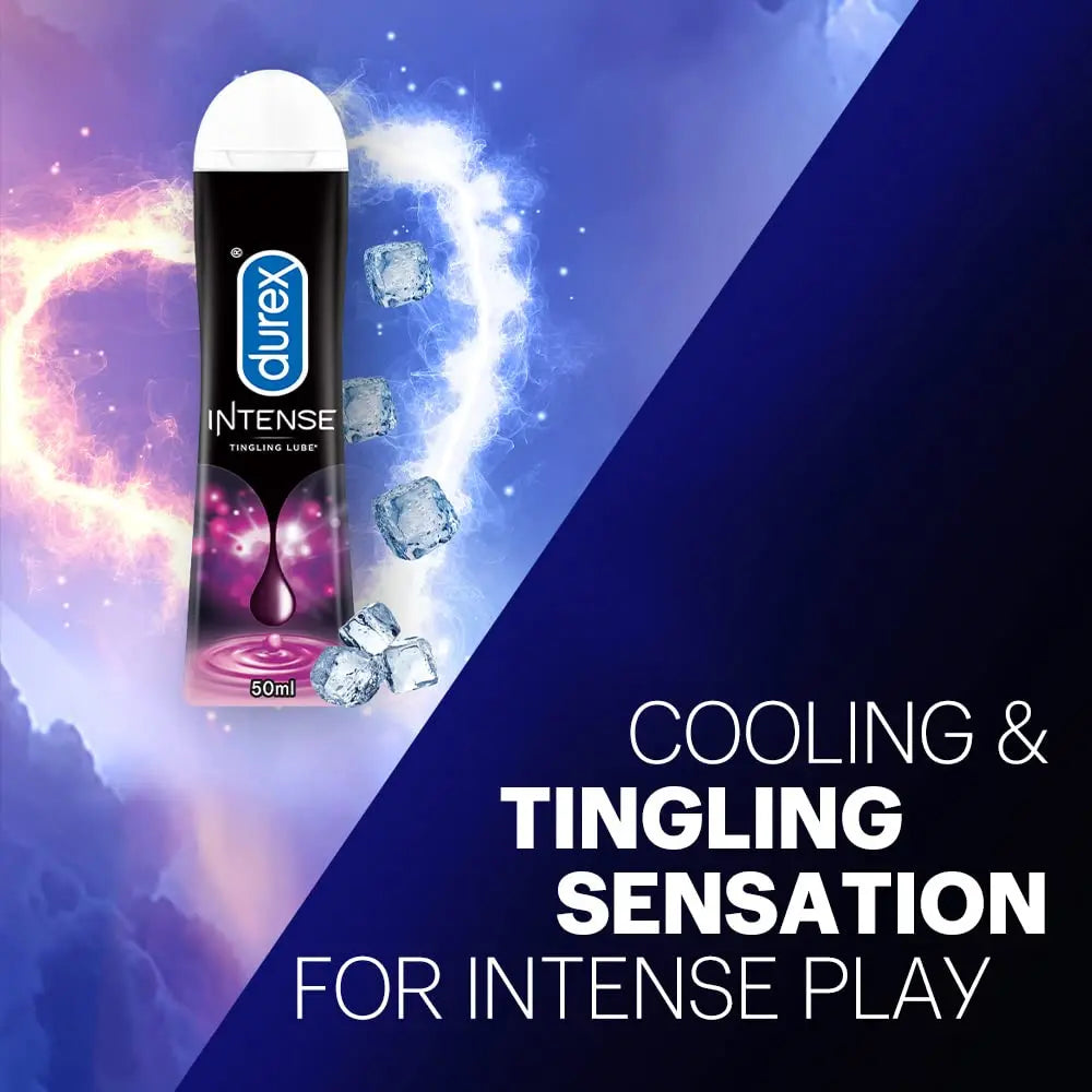 Durex Intense Lubricant Gel 50ml (Pack of 2) | Water-Based Personal Lube for Men & Women Sellzoa