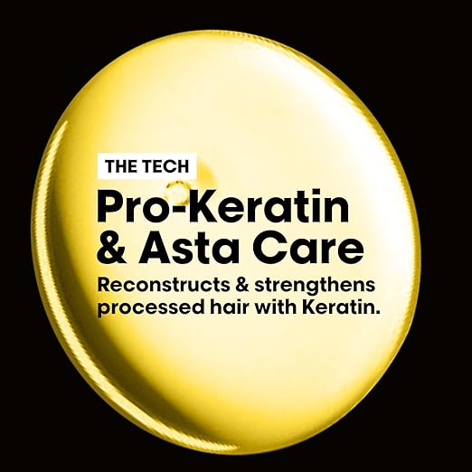 L'Oreal Professionnel Xtenso Care Sulfate-Free Golden Shampoo 250ml & Hair Masque 200ml Combo – Nourishing Hair Care for All Hair Types (Pack of 2) Sellzoa