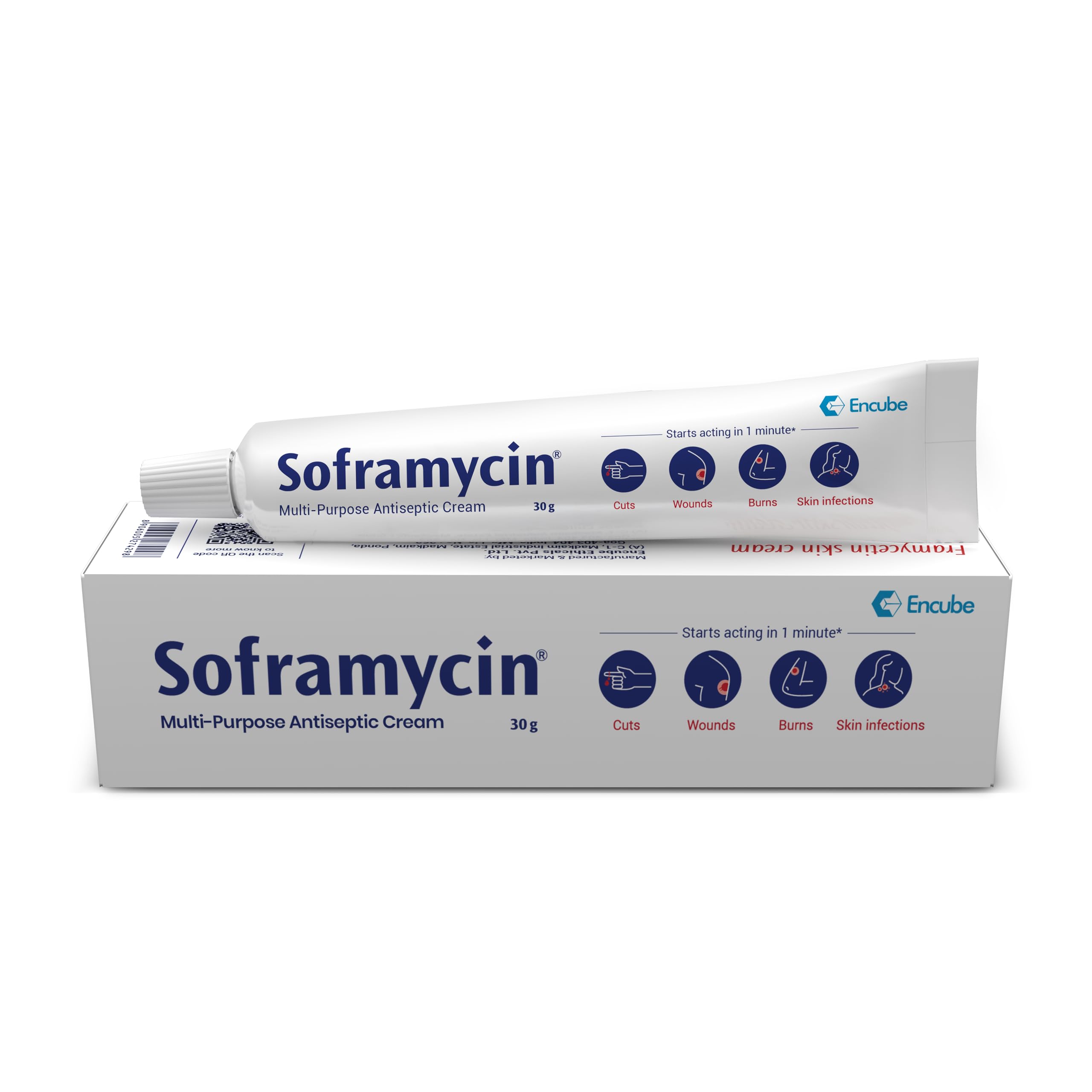 Soframycin - Tube of 30gm Cream (Pack of 2)