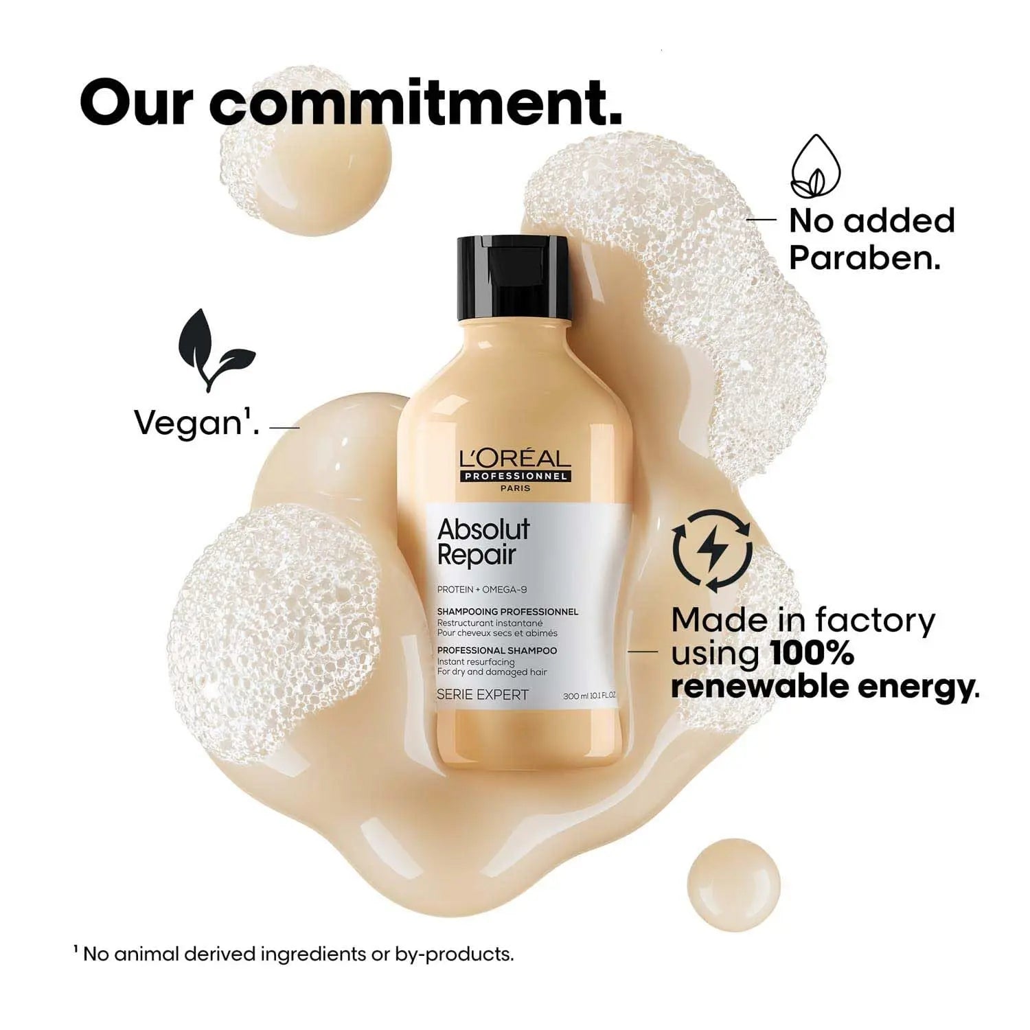 L'Oreal Professionnel Absolut Repair Shampoo 300ml & Hair Mask 250g – Intense Repair Combo for Damaged Hair Sellzoa