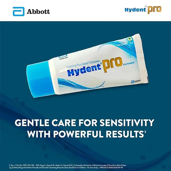 Hydent Pro Toothpaste 70g | Professional Dental Care for Sensitive Teeth & Cavity Protection | Dentist-Recommended Formula Sellzoa