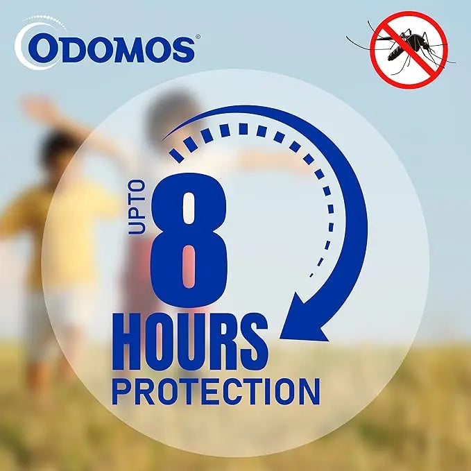 Odomos Mosquito Repellent Fabric Roll-On 8ml (Pack of 2) – Natural Protection for Kids & Adults Sellzoa