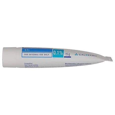 Adaferin Adapalene Gel 0.1% – 15g (Pack of 2) | Retinoid Acne Treatment for Face, Blackheads & Clogged Pores Sellzoa