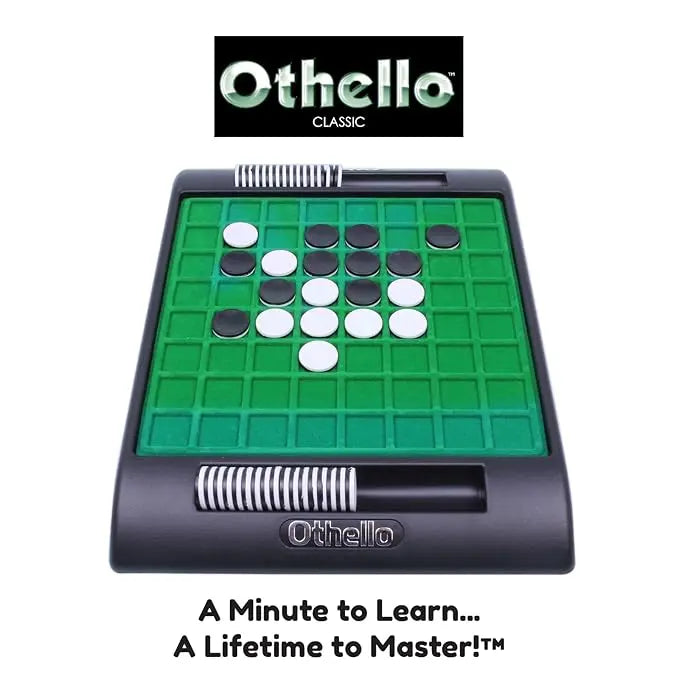 Othello Classic Strategy Board Game for Kids & Adults – 2 Player Reversible Disc Game Sellzoa
