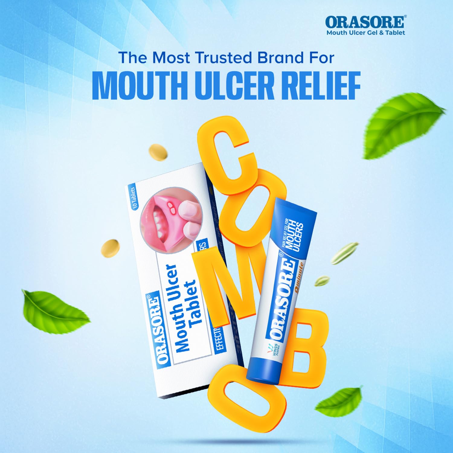 Orasore Oral Care Gel – Gum & Mouth Care Gel | Pack of 2