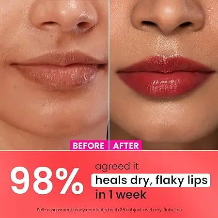 Dot & Key Ceramide & Peptide Lip Balm SPF 50 | Red Romance Tinted Lip Moisturizer | UV Protection + Collagen Boost + Instant Plump Sellzoa