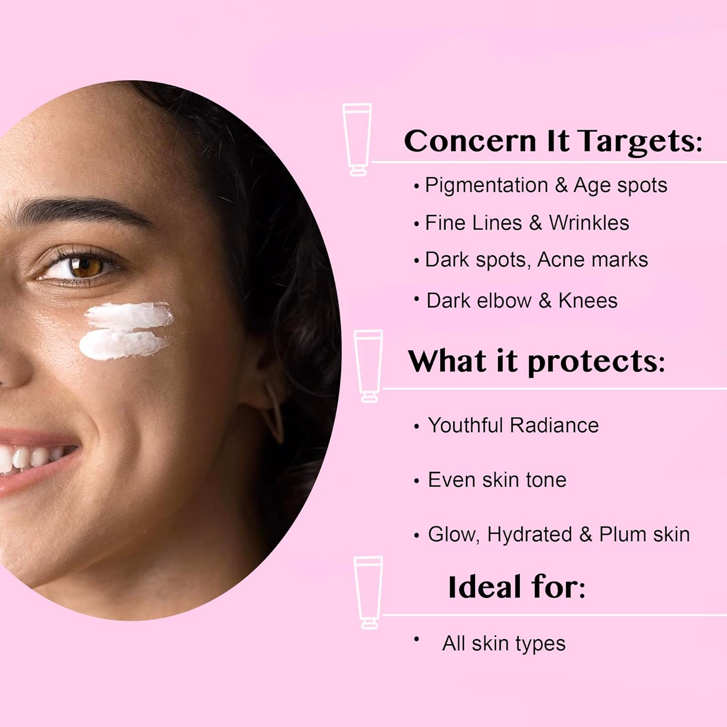 Face Cream Melas  (pack of 3) - 10gm
