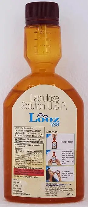 Looz Oral Solution 210ml – Lactulose Syrup for Constipation Relief Sellzoa