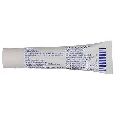 Adaferin Adapalene Gel 0.1% – 15g (Pack of 2) | Retinoid Acne Treatment for Face, Blackheads & Clogged Pores Sellzoa