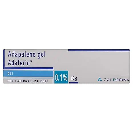 Adaferin Adapalene Gel 0.1% – 15g (Pack of 2) | Retinoid Acne Treatment for Face, Blackheads & Clogged Pores Sellzoa