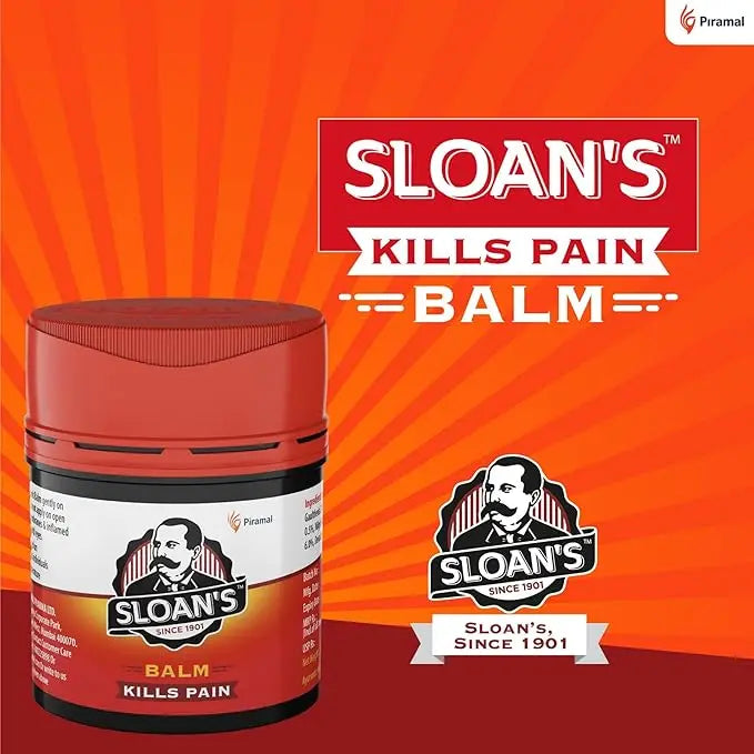 Sloan’s Balm 20 g | Herbal Pain Relief Balm with Capsicum & Ayurvedic Oils | For Muscle, Joint & Neck Pain Sellzoa
