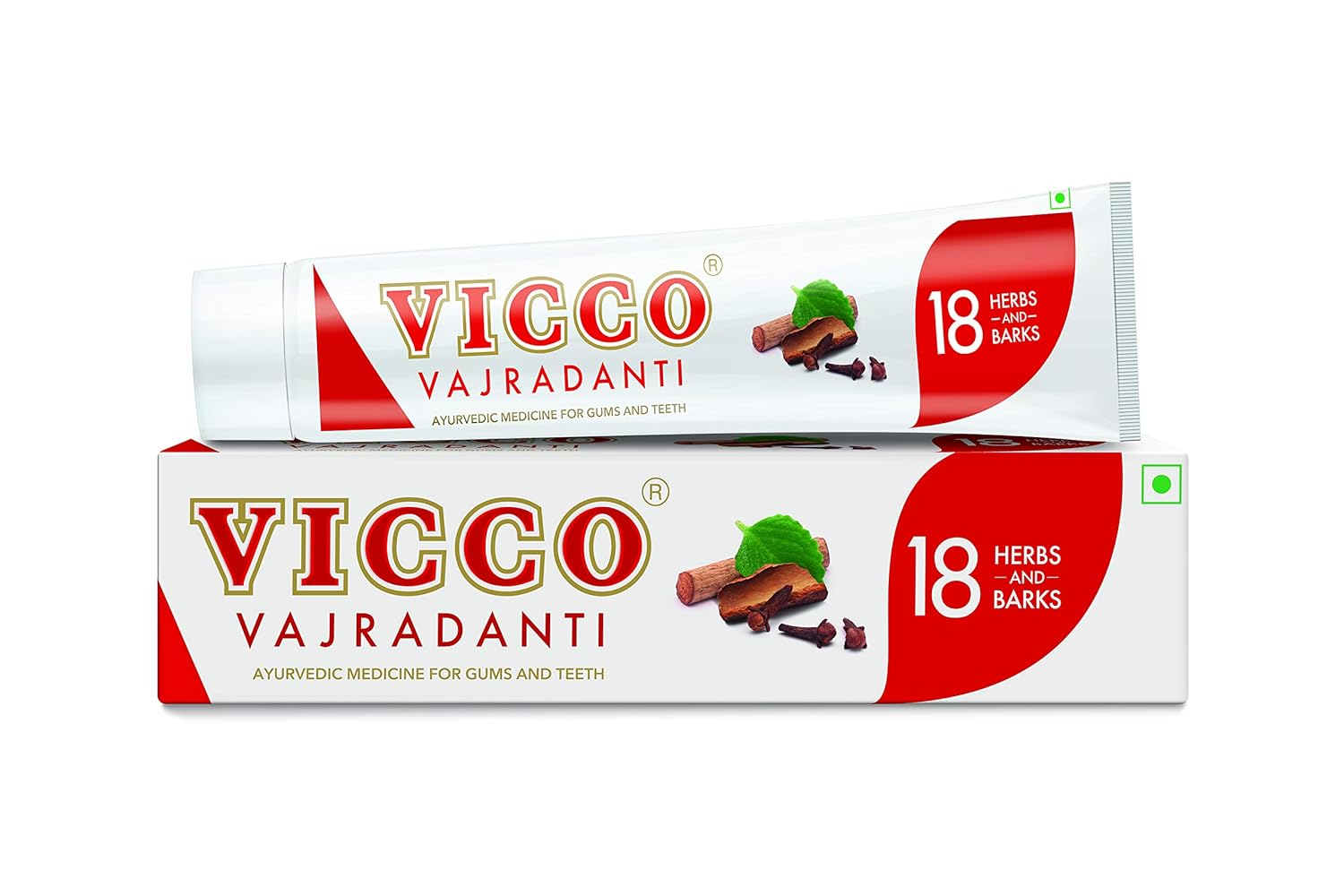 Vicco Vajradanti Ayurvedic ToothPaste Dalchini Flavour - 160g (Pack of 2)