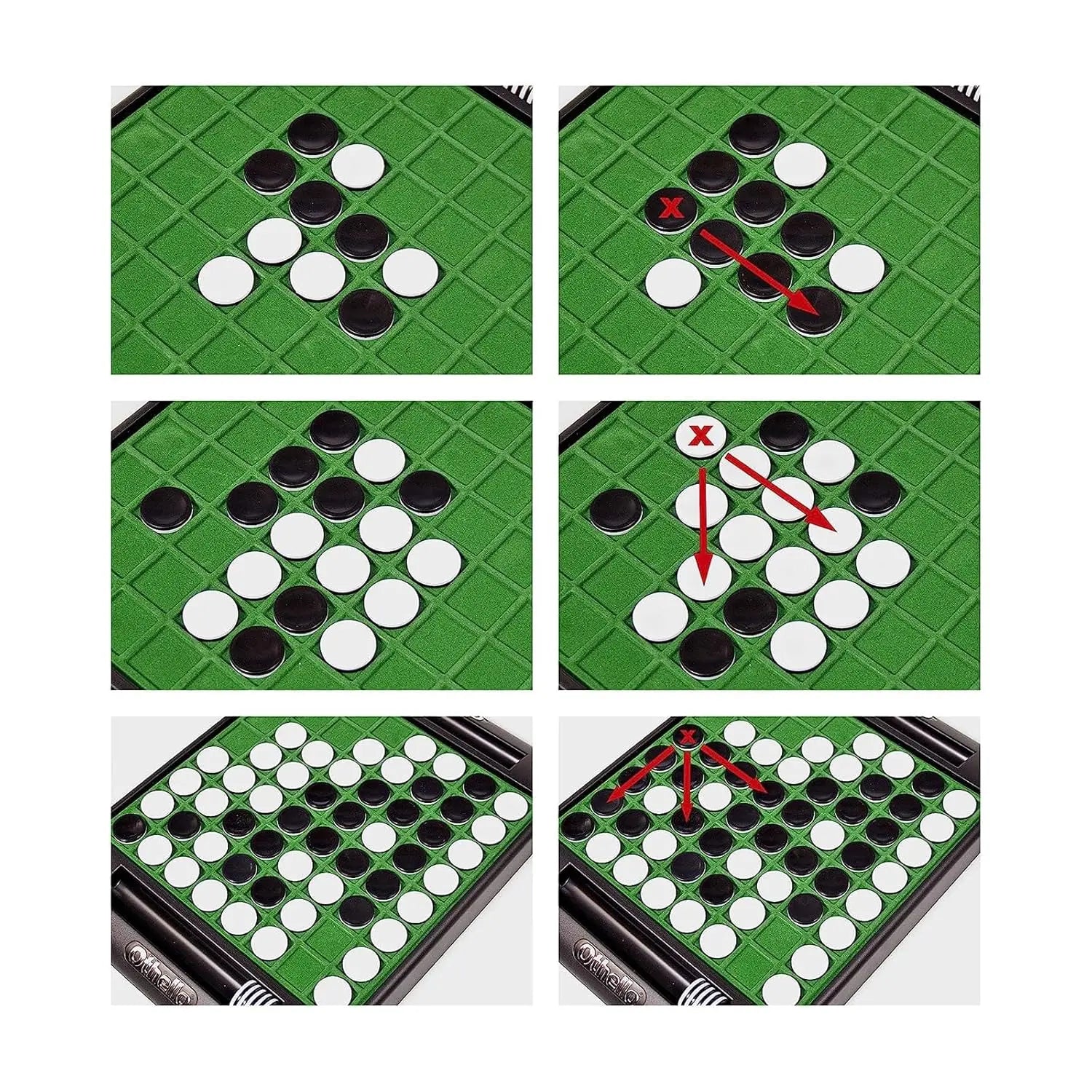 Othello Classic Strategy Board Game for Kids & Adults – 2 Player Reversible Disc Game Sellzoa