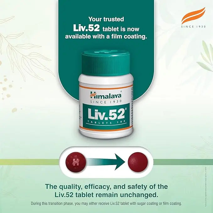 Himalaya Liv.52 Tablets – Pack of 2 (100 Tabs Each) | Liver Detox & Fatty Liver Support | Ayurvedic Herbal Formula Sellzoa