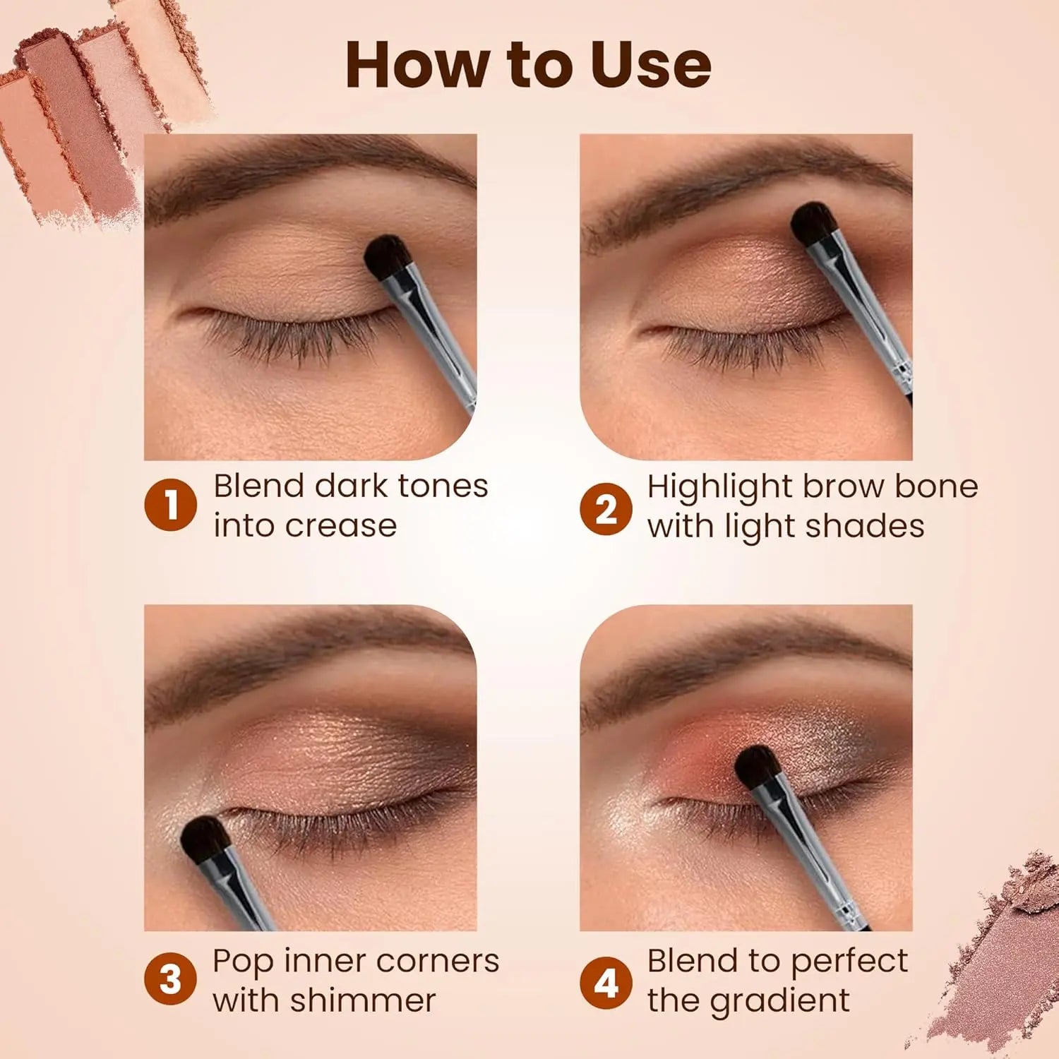 HUDA GIRL Beauty Rose Gold Remastered + Nude Edition Eyeshadow Palette Combo | 36 Matte & Shimmer Shades | Full Eye Makeup Kit Sellzoa