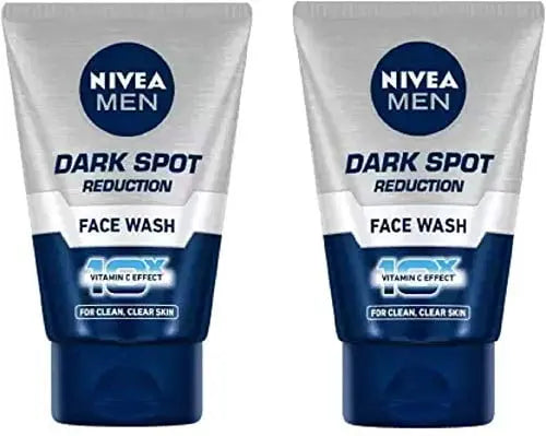 Nivea For Men Advanced Whitening Dark Spot Reduction Face Wash, 100ml (Pack Of 2)