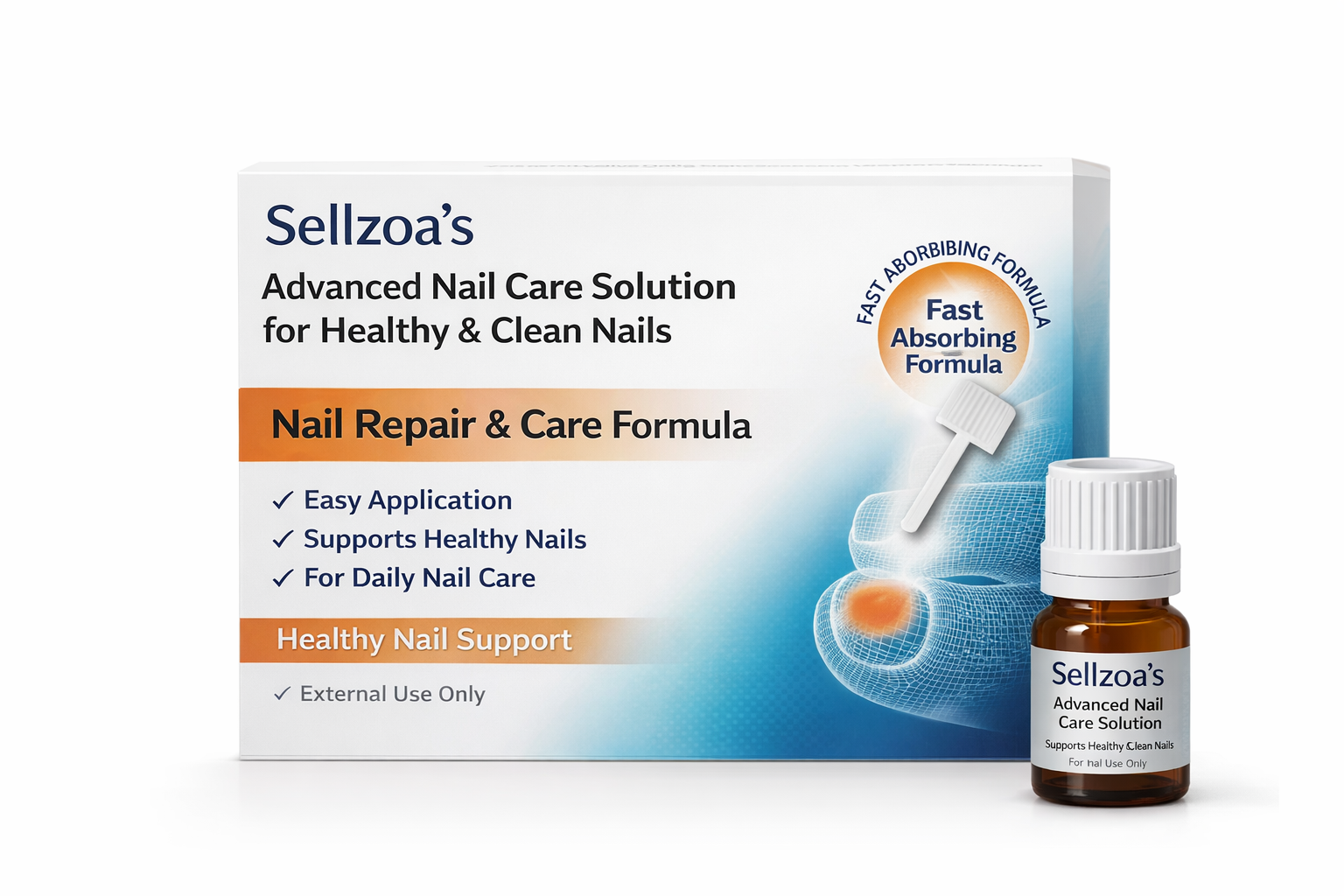 Advanced Nail Care Solution for Strong, Healthy & Clear Nails