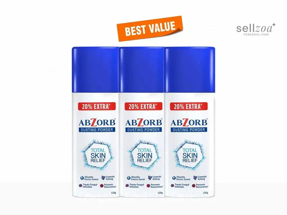 Abzorb Dusting Powder (PACK OF 3 X 120gm)