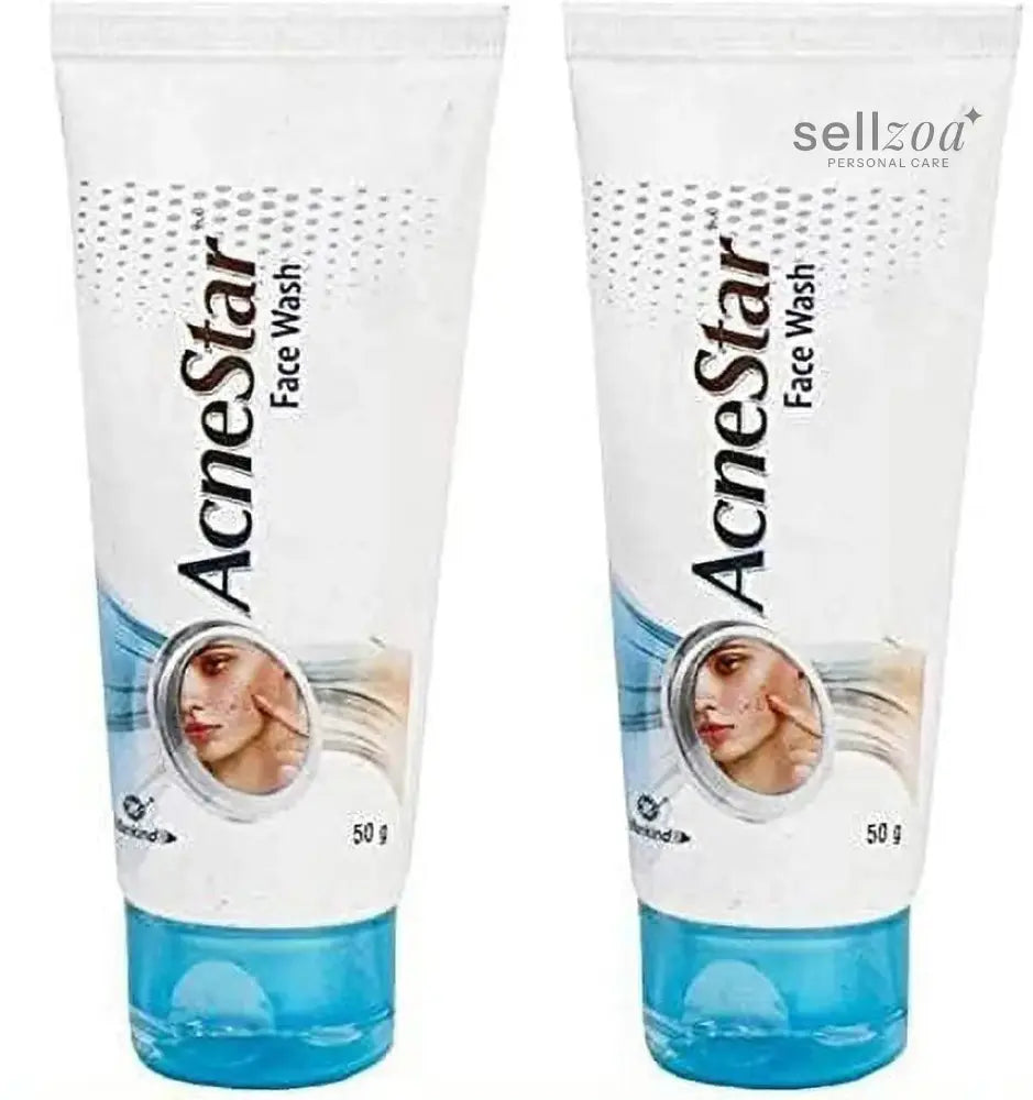 Acnestar Mankind Unisex Face Wash - (50 Gr, 2 Pc)