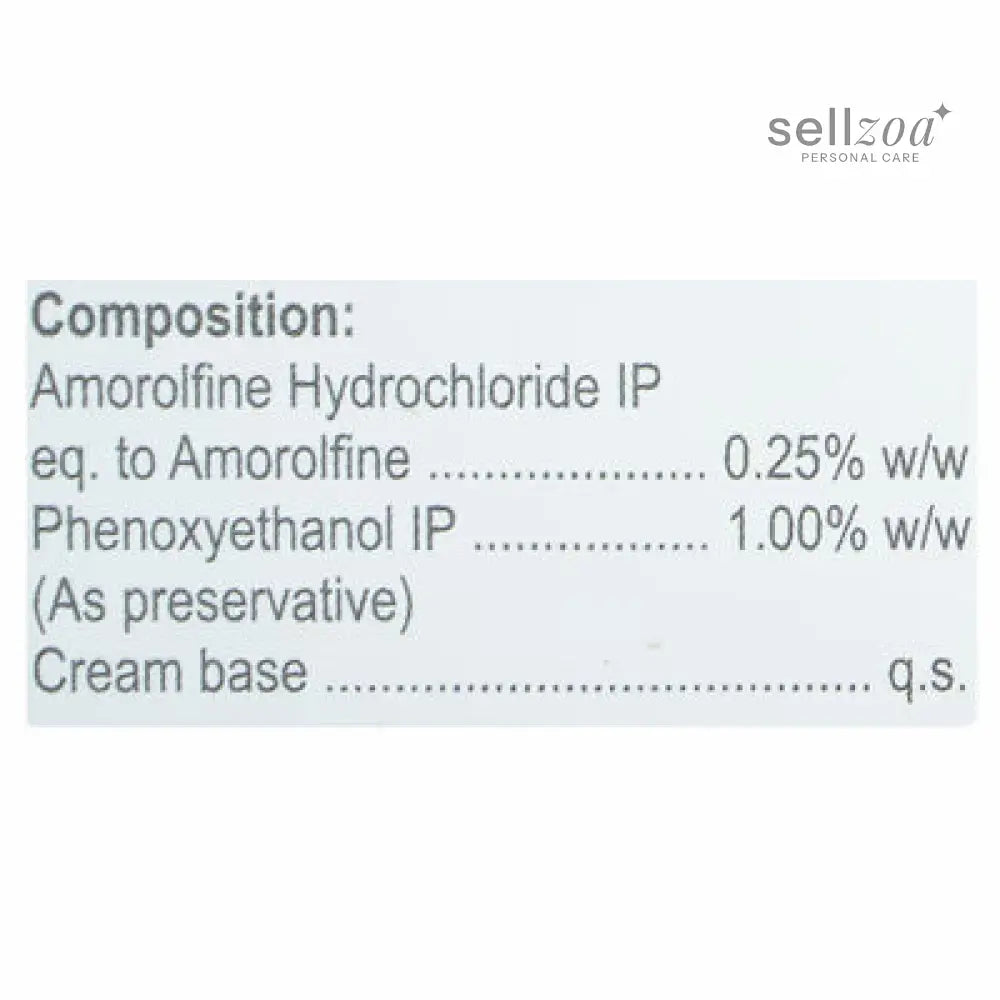 Amrolstar Cream 30g (Pack fo 2)| Anti-Fungal Cream with Amorolfine for Fungal Skin Infections - Over-the-Counter