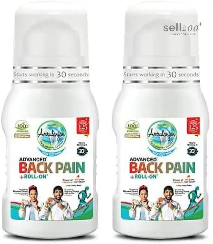 AMRUTANJAN Back Pain ROLLON (2 Units) Each 50 ml