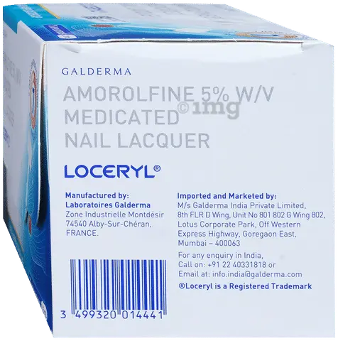 Loceryl Nail Lacquer 5ml – Powerful Anti-Fungal Nail Treatment with Amorolfine 5% Sellzoa