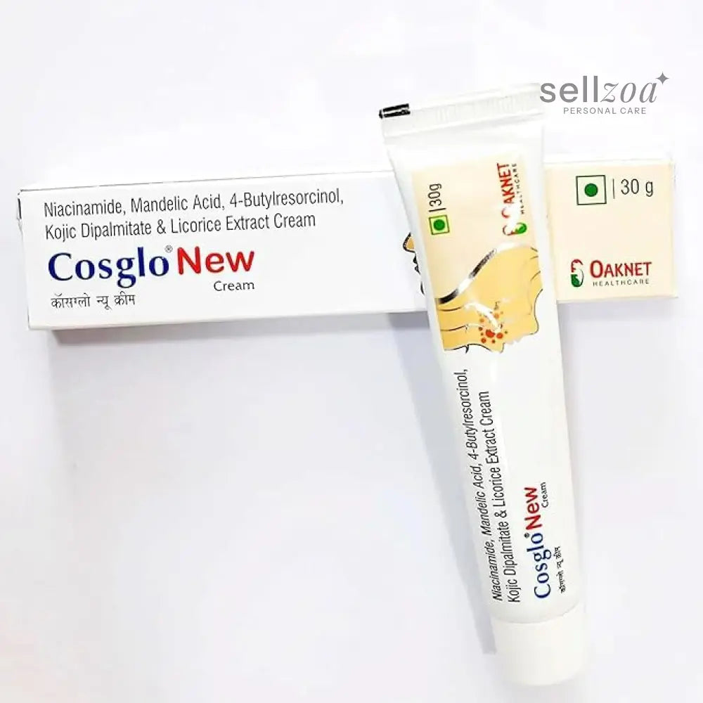 Cosglo New Cream 30gm | Skin Brightening & Pigmentation Reduction Cream for Face | Dermatologist-Recommended