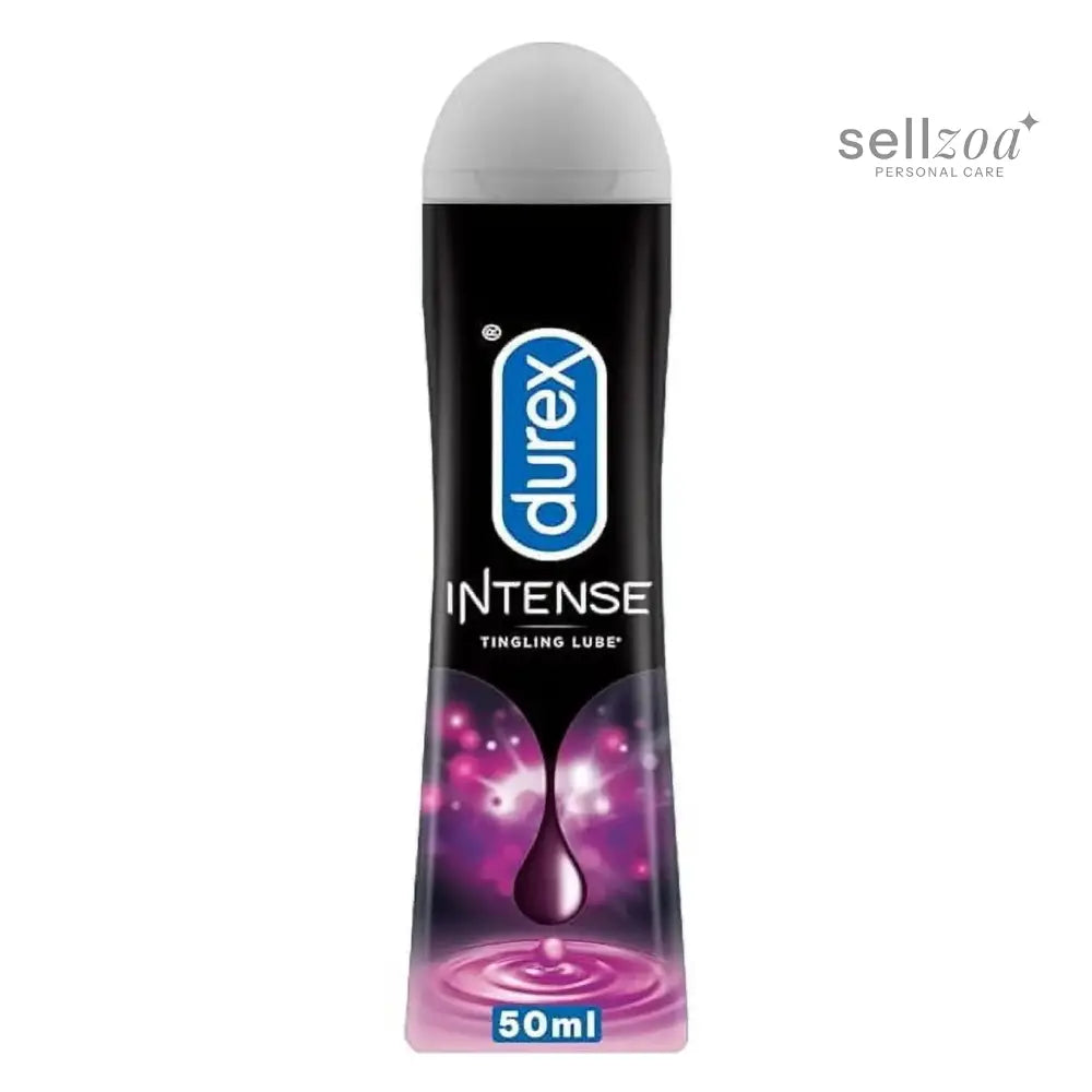 Durex Lube Intense Lubricant Gel For Men & Women - 50ml | Water Based Lube (PACK OF 2)