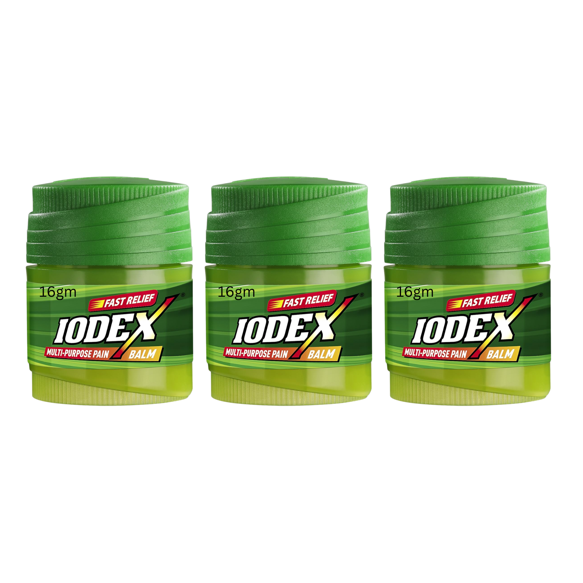 Iodex Balm 16g (Pack of 3) | Topical Balm for External Use
