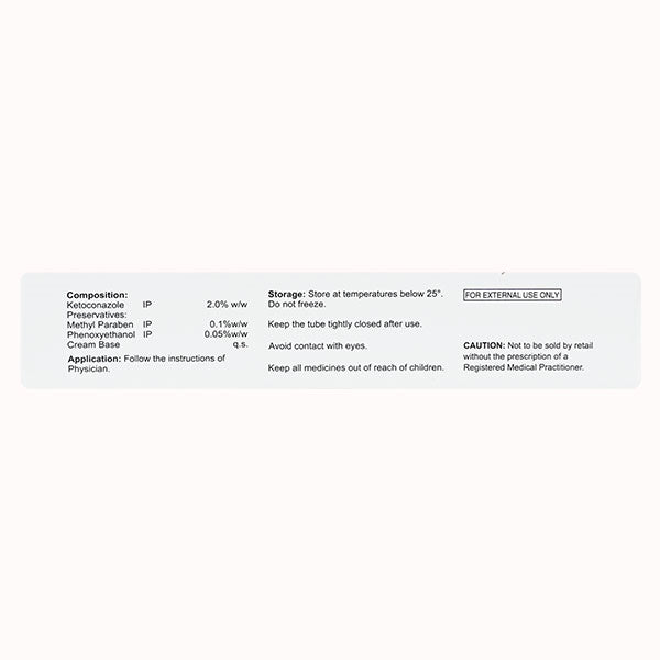 Ketoford 2% Cream 15g (Pack of 2) – Antifungal Ketoconazole Treatment for Skin Infections Sellzoa