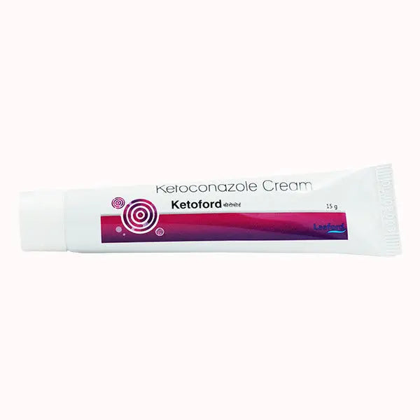 Ketoford 2% Cream 15g (Pack of 2) – Antifungal Ketoconazole Treatment for Skin Infections Sellzoa