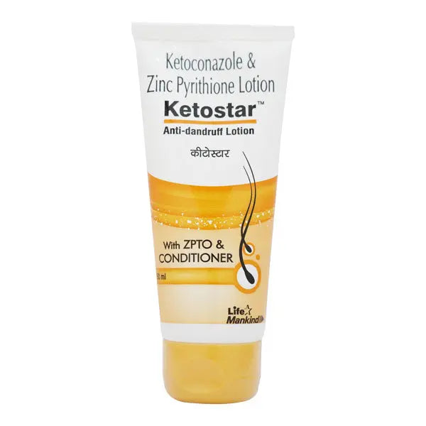 Ketostar Anti-Dandruff Lotion 50ml – Medicated Scalp Treatment with Ketoconazole 2% Sellzoa