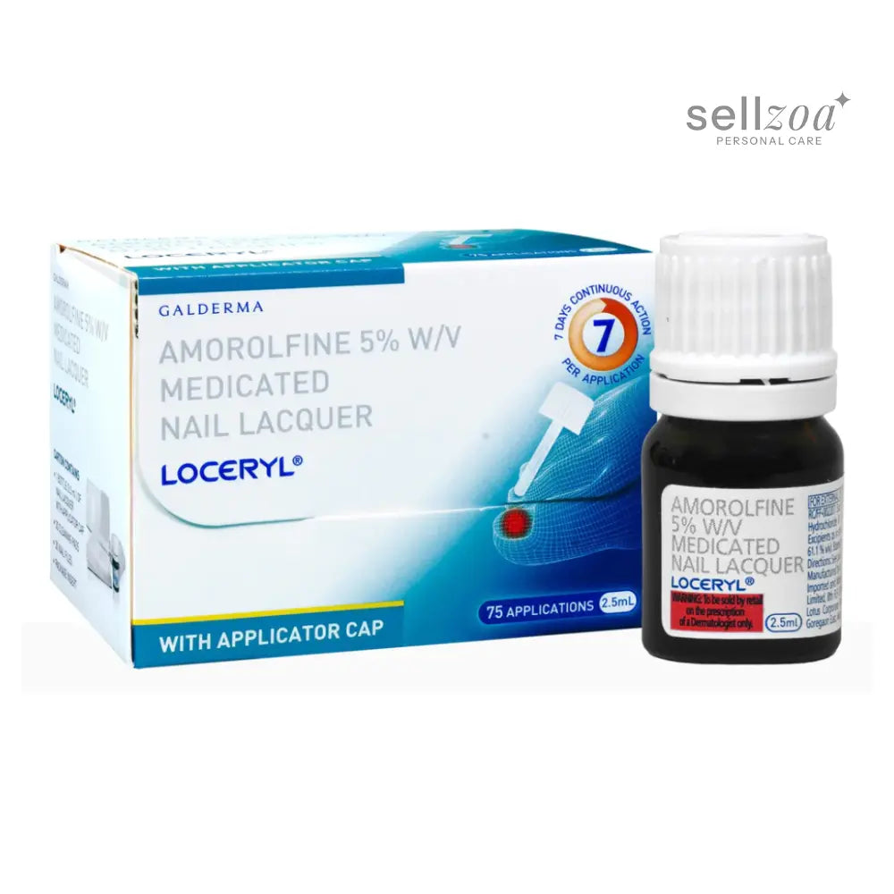 Loceryl Nail Lacquer 2.5ml with 5% Amorolfine