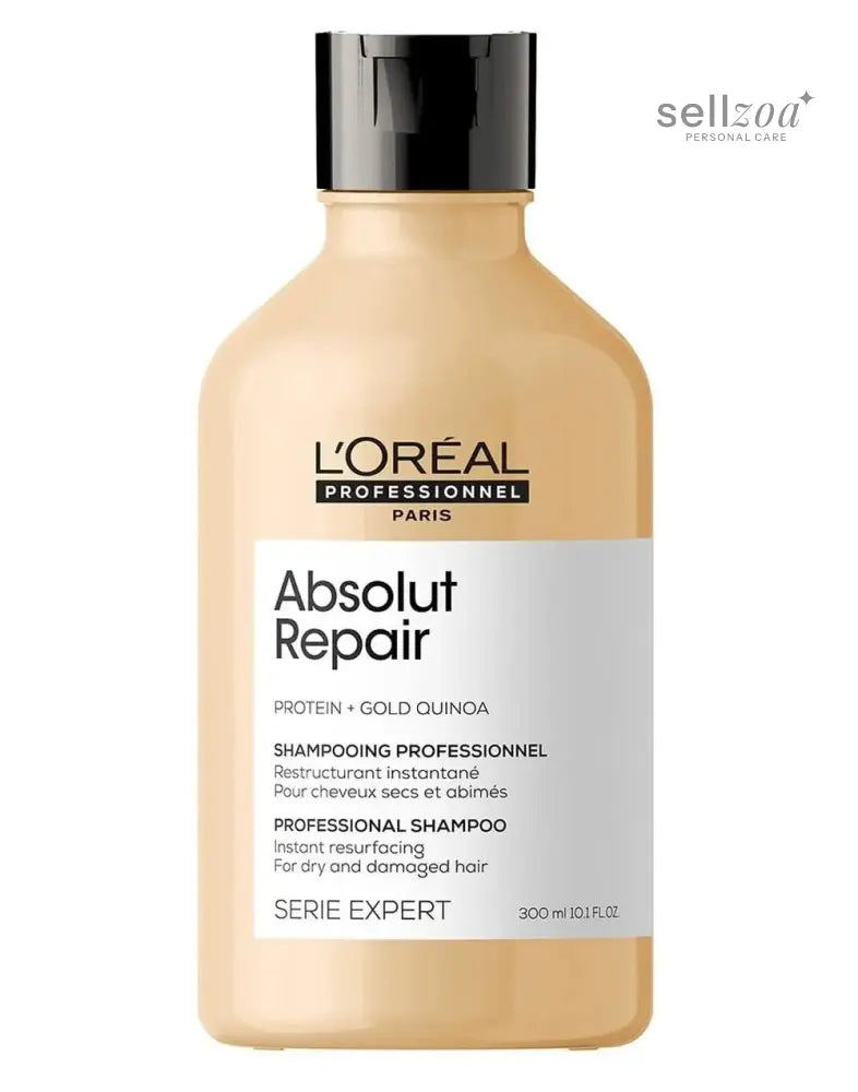 L Oreal Professionnel Serie Expert Absolut Repair Gold Quinoa + Protein Sham poo, 300 ml