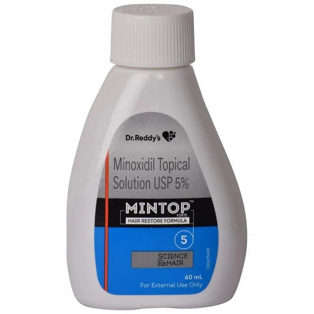 Mintop Forte 5% Minoxidil Topical Solution 60ml | Hair Regrowth Treatment for Men & Women Sellzoa