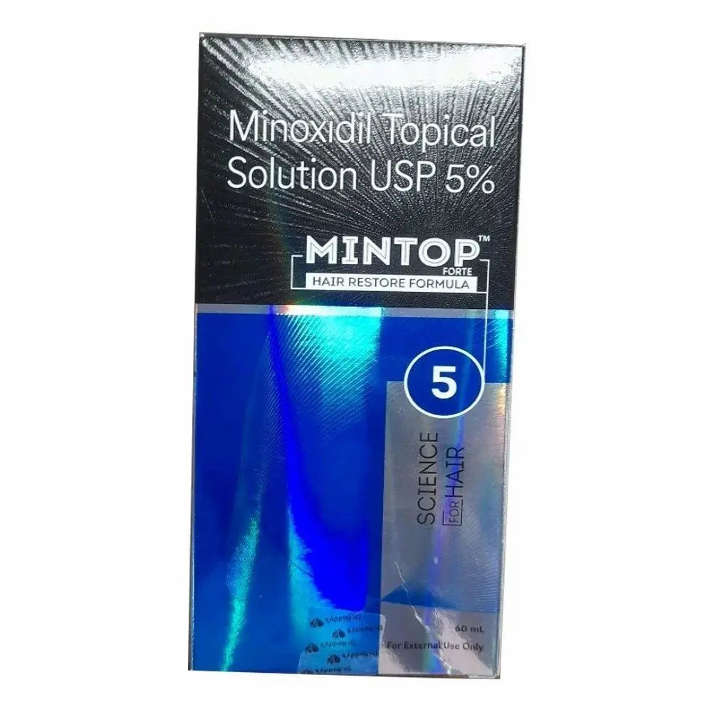 Mintop Forte 5% Minoxidil Topical Solution 60ml | Hair Regrowth Treatment for Men & Women Sellzoa