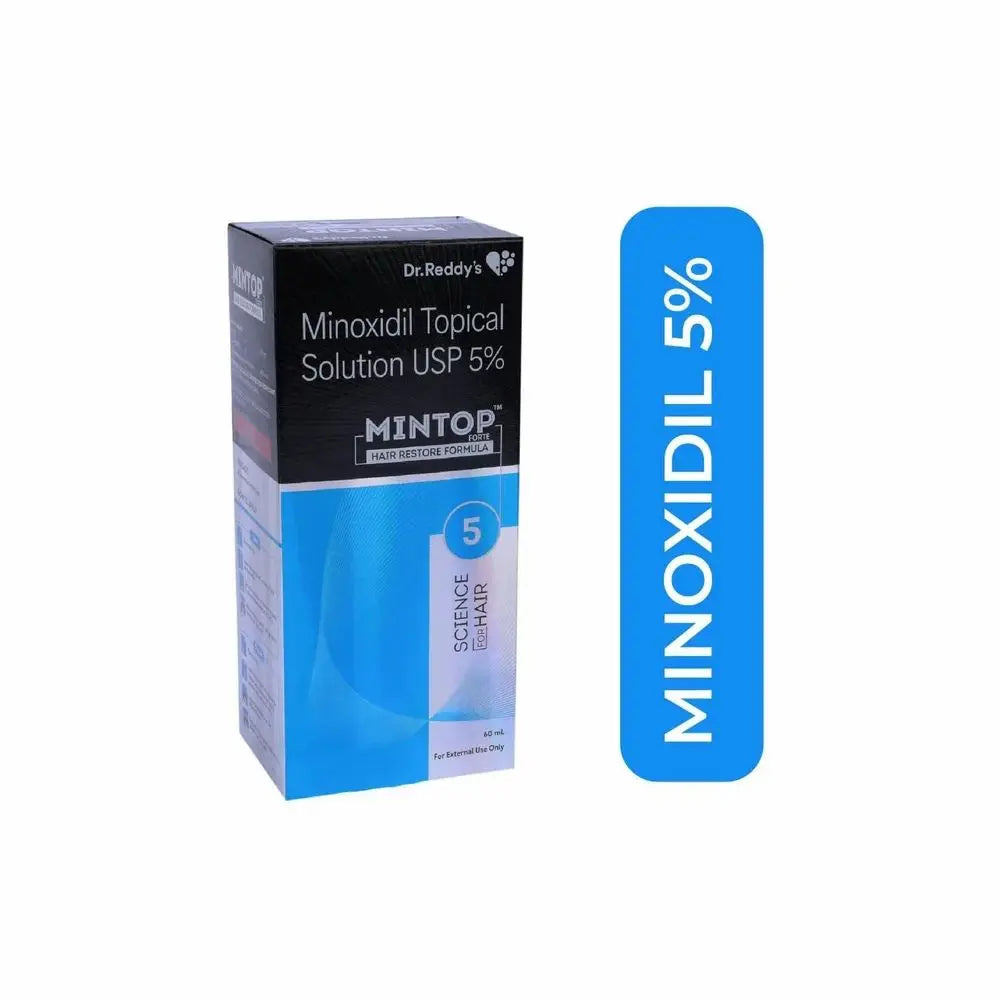 Mintop Forte 5% Minoxidil Topical Solution 60ml | Hair Regrowth Treatment for Men & Women Sellzoa