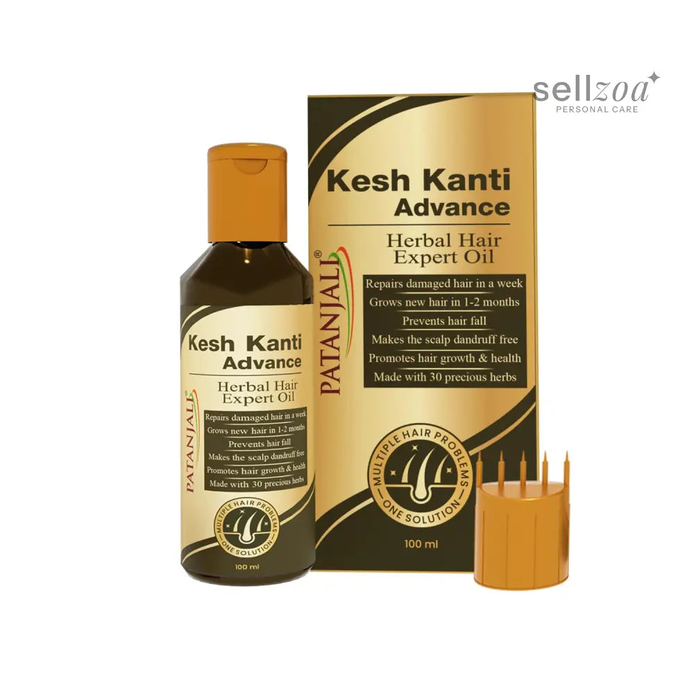 Patanjali Kesh Kanti Advance Herbal Hair Expert Oil 100ml (Pack of 2) Stronger & Longer Hair for Women & Men Nourishing