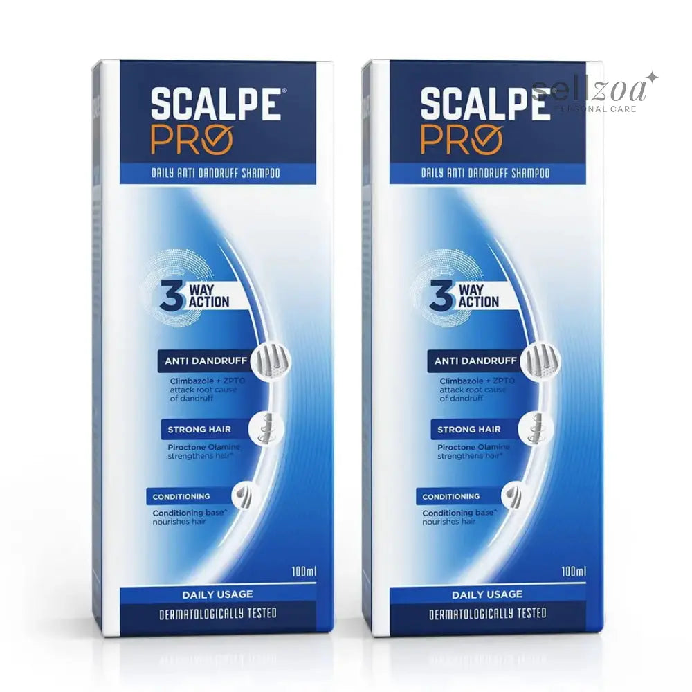 Scalpe Pro daily anti dandruff shampoo 100ml pack of 2 for scalp care