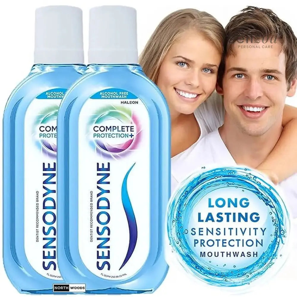 Sensodyne Mouthwash Complete Protection+, All in One Mouth Wash for Sensitivity Protection, Dentist recommended Strong teeth and lasting freshness, Pack of 100ml(Pack of 2)