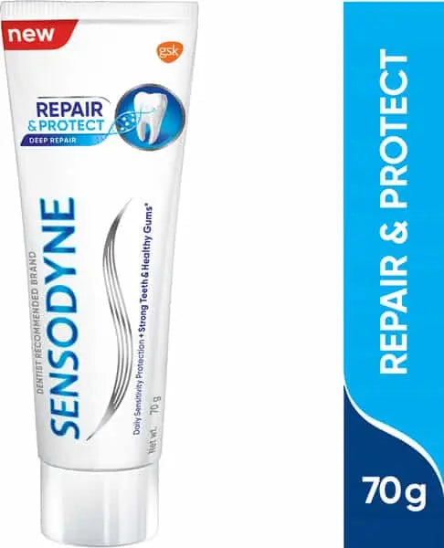 Sensodyne Complete Protection+ Toothpaste 140 g (70 g x 2) | Sensitivity Relief & Daily Oral Care Sellzoa