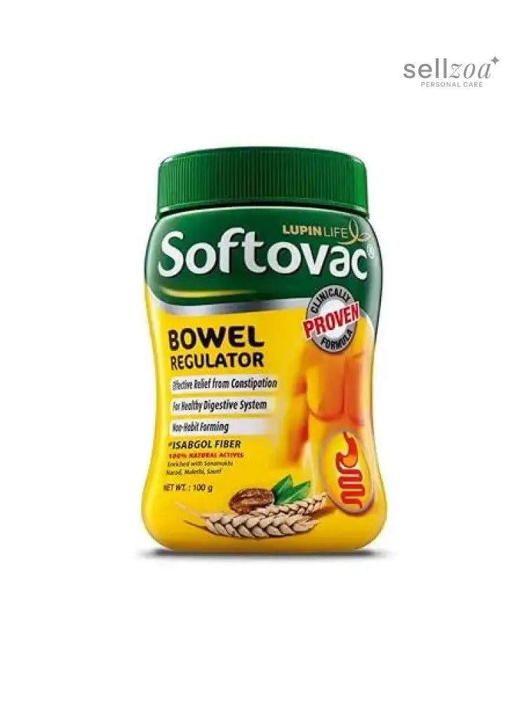 Softovac Bowel Regulator 100g | Ayurvedic Formula for Constipation Relief & Regular Bowel Movement Sellzoa